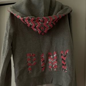 Victoria secret pink bling Hoodie L